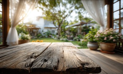 Outdoor Table View