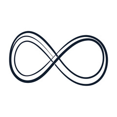 Infinity Symbol: A Timeless Icon of Endless Possibilities, Love, and Eternity. Modern Design.