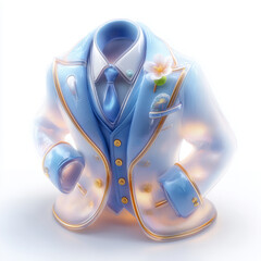 3d render of a stylish woman symbol