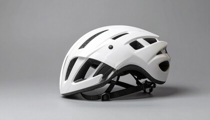 Fototapeta premium bicycle helmet on black background