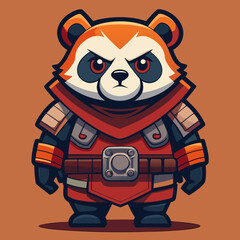 panda, animal, bear,