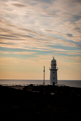 Australia, spectacular Corny Point Lighthouse is located on the northernmost point of the Yorke Peninsula. The lighthouse was completed in 1882, and is the third oldest remaining in South Australia.