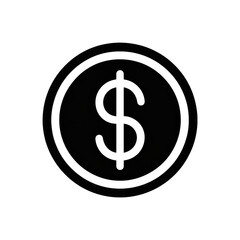 Obraz premium Dollar sign symbol isolated on transparent background