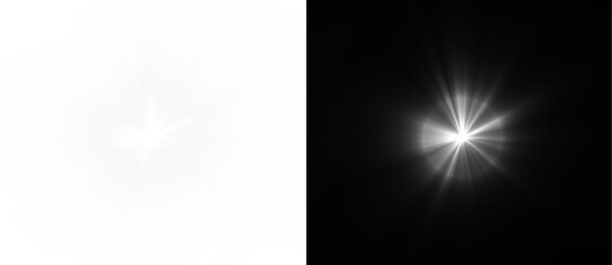 Flash light lens starlight white effect shine sparkling fantasy. PNG background twinkle galaxy magic, PNG night party beam space spark spiral star transparent Overlay with vibrant glow design.