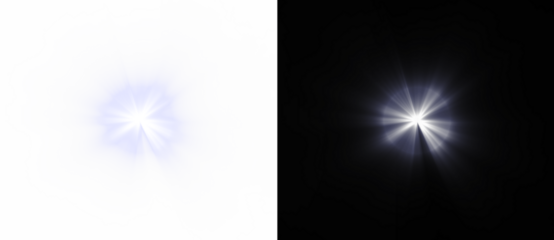 Sparkle sun blue luxury light overlay transparent glow. PNG flare burst background with purple shine and beam, PNG spotlight scene star neon explosion. Overlay adds radiant transparent design.