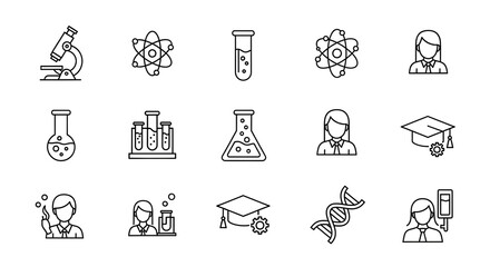 set of medical icons