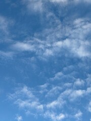 Obraz premium blue sky with clouds