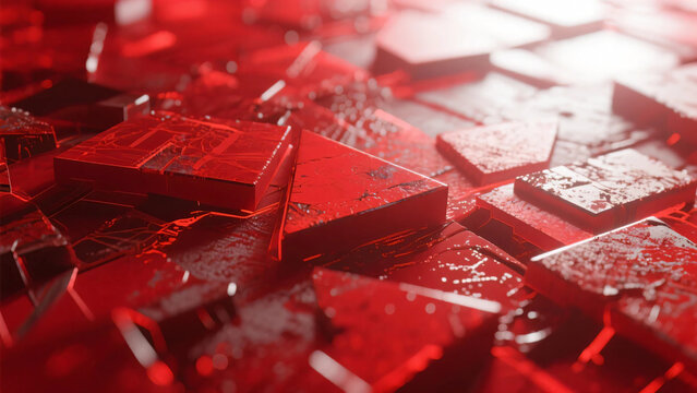 An abstract red background. Bright.