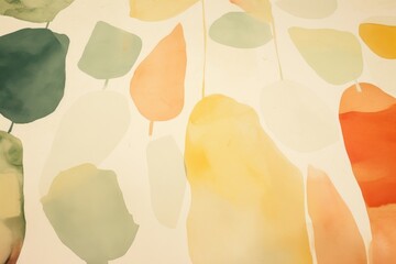 Woman painting art abstract.