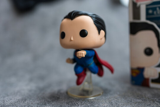 Bangkok, Thailand - August 25, 2025 : Funko POP Superman DC Collection. Funko Pop DC.