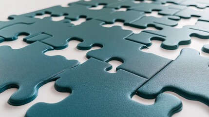 Puzzle Mat for Play and Learning - Isolated on White Background