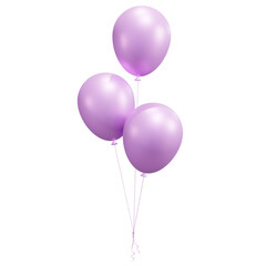 Mauve Purple Balloons