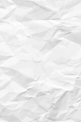 White clean crumpled paper