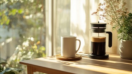 Morning Coffee by the Window: Cozy Home Atmosphere