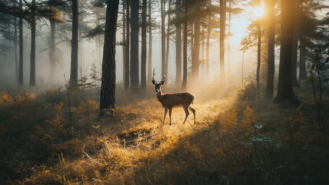 Scheues Reh im Wald &ndash; Wildtier in nat&uuml;rlicher Umgebung