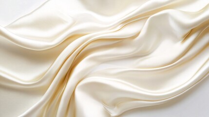 Obraz premium Silk Pillowcase for Hair and Skin Care - Isolated on White Background