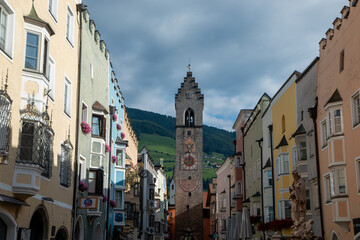 Vipiteno, a city in South Tyrol on the border with Austria, famous for its dairy products and speak