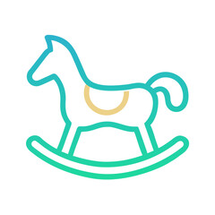 christmas rocking horse