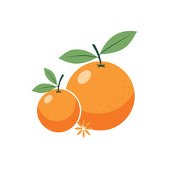 Fresh vibrant oranges with green leaves, perfect for healthy eating, food blogs, and commercial uses