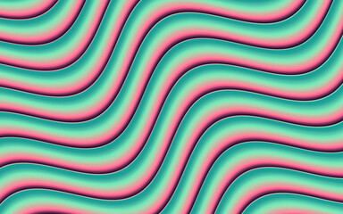 Vibrant abstract wavy gradient background with flowing lines and smooth color transitions, modern design