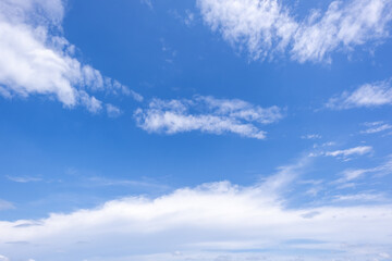 clear blue sky background,clouds with background, Blue sky background with tiny clouds. White fluffy clouds in the blue sky. 