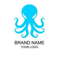 Octopus Logo design vector te...