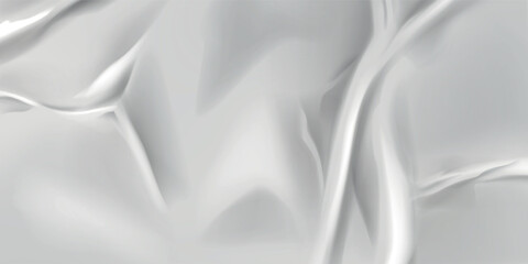 minimalist White Paper Texture background. Crumpled white paper abstract shape background with space paper for text. vector art © MOH