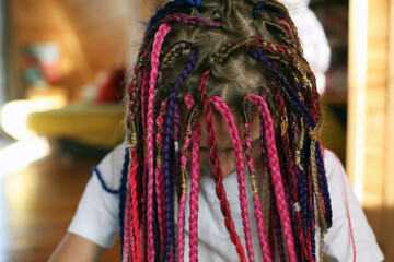 Fototapeta premium Girl with dreadlocks