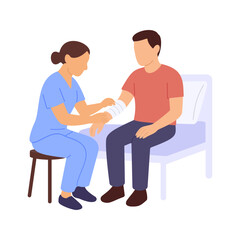 Dressing, Covering wounds for healing and protection