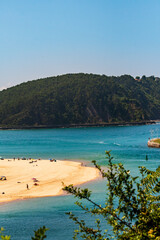 Fototapeta premium Paisaje en Ribadesella, Asturias, España.