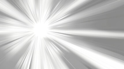 Fototapeta premium Abstract Radial Light Effects: Glowing Halos & Brilliant Flares on White Background