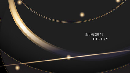 Black gold luxury vector design modern