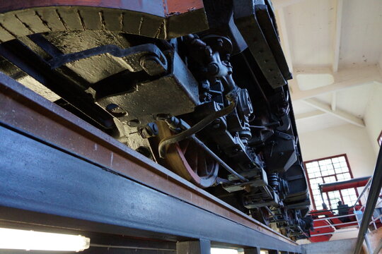 Vista desde foso de locomotora