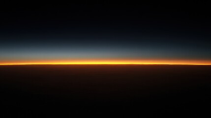 Aerial Sunset View Horizon