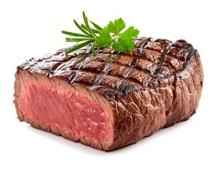 Grilled steak, cooked to perfection