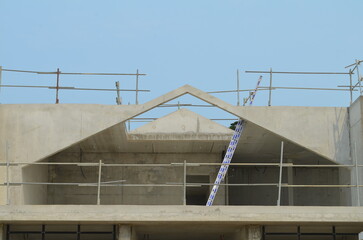 Immeuble en construction.