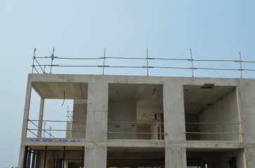 Immeuble en construction.