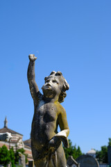 Cimitero Monumentale, Milan, Italy: a tomb