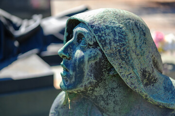 Cimitero Monumentale, Milan, Italy: a tomb