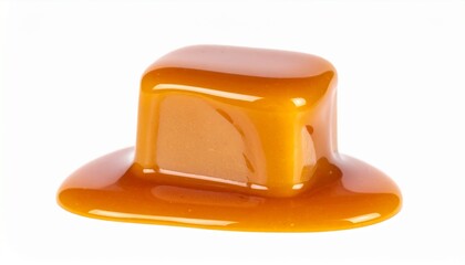 Delicious Caramel Candy Cube Melts, Sweet Treat, Gooey Texture