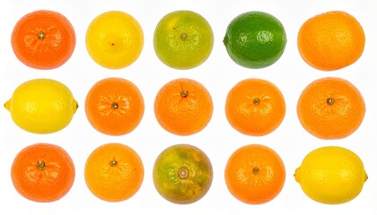 Citrus Fruit Variety Oranges, Lemons, Limes, Mandarins