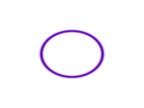 Abstract purple circle isolated on transparent background