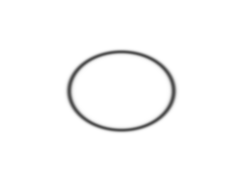 A thin gray circle isolated on a transparent background, representing a fundamental geometric shape with a subtle, soft outline