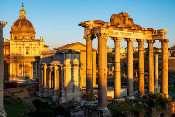 Sunset Over the Roman Forum