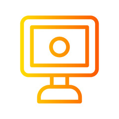 tv gradient icon