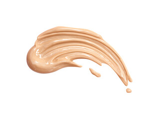 Light brown cream stain for cosmetics advertising and photography
