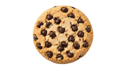 Isolated Chocolate Chip Cookie