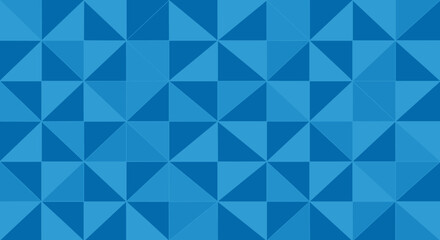 Fototapeta premium Captivating geometric blue abstract background with repeating triangular pattern and optical illusion effect for design projects and visual content creation