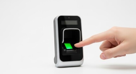 Secure access using a biometric fingerprint scanner for modern business security
