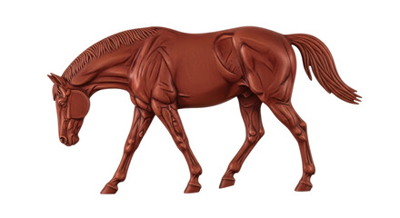 Isolated Horse Sculpture
